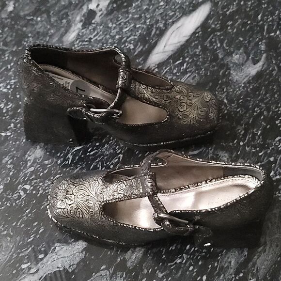 BRAND NEW CIRCUS NY by SAM EDELMAN KAY WOMEN'S PEWTER FLORAL PUMP - Picture 11 of 15